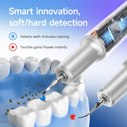 CURVY MOON T11 Electric Ultrasonic Scaler Tooth Cleaner Tooth Stains Remover Teeth Whitening Cleaning Washing Oral Care Tools