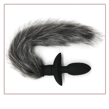 Real Fox Tail Anal Plug Vibrator Cosplay Remote Control Swing Butt Plug Female Masturbator Clitoris Stimulator Sex Toy for Woman