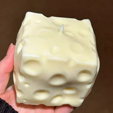 Squeeze Toy Gift Giant Cheese Squishy Toy Extra Large Cheese Squishy Slow Rebound Shapeable Stress Relief Ball