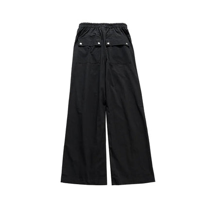 Owen Seak Men's Casual Cargo Harem Pants Baggy Gothic Clothing High Street Summer Long Work Trousers Loose Black Sweatpants