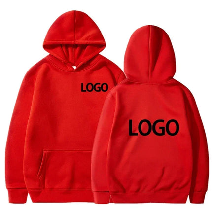 Men's and Women's Hooded Pullover, Customized Team Loose Casual Clothing, Fashionable and Personalized 80% Polyester, 20% Cotton