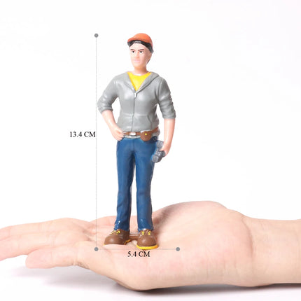 Realistic Pretend Professional Career Figures - Plastic Models of People from around the World Educational Toy Gift for Children