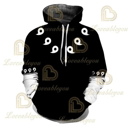3D Kids Naruto Print Hoodie Kakashi Hatake Sasuke Hooded Pullover Cosplay Harajuku Casual Tracksuit Cool Autumn Hoodie Tops