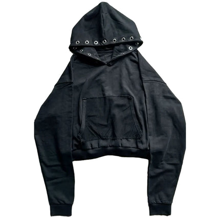 Y2k Women Harajuku Aesthetic Kawaii Cute Hoodies Clothes Graphic Hip Hop Punk Gothic Zip Up Hoodies Casual Streetwear EMO Girl