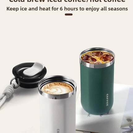 Stainless Steel Vacuum Flasks Insulated Tumbler Hot Cold Coffee Cups Travel Mug for Tea Thermos Cup Thermal Drink Water Bottle