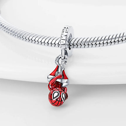 TOP 925 Sterling Silver Marvel Anime Avengers Lron Man Helmet Charms Fit Original Bracelet Womens Pendant Beads Jewelry Hot Gift