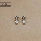2Pc 3mm / 1.2x6mm