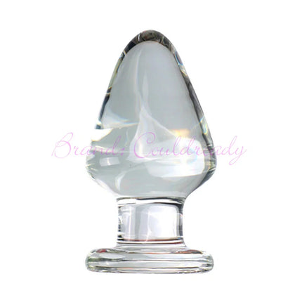 Large Crystal Butt Plug Vagina Ball Big Pyrex Glass Anal Dildo Bead Adult Sex Toys for Women Men Gay Masturbator