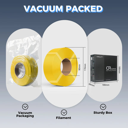 Creality PETG Filament Refill 1.75mm 3D Printer Filament 1kg Filament on Aluminum Reusable Spool Dimensional Accuracy ±0.03mm