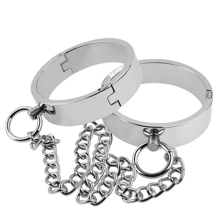 Metal Handcuffs Ankle Cuff Bondage Bracelet Restraints BDSM Adult Game Sex Toys for Couples Erotic Slave Toys Women Men