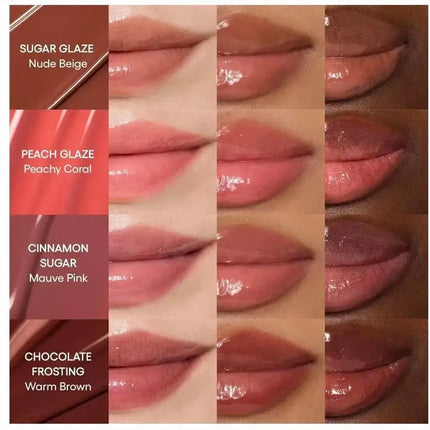 Brand Lip Gloss Donut Lip Balm Lightweight Hydrating Nourishing Repairing Improve Lines Dryness Create Naturally Plump Lips