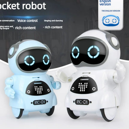 Children's Robot Can Talk Interactive Dialogue Voice Recognition Recording Singing and Dancing Storytelling Mini Smart Robot Toy