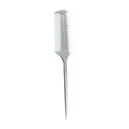 1pc Hairdressing Double Side Dye Comb With Highlight Comb Weaving Cutting Brush Professional Salon Hair Coloring Tool