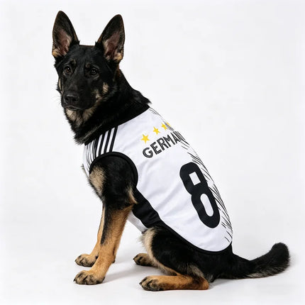 Sport Team Dog Vest Mesh Fabric Thin Style Cool Breathig Dog Vests Teddy Pug Golden Retriever Shiba Clothing Cat Dog Pet Clothes