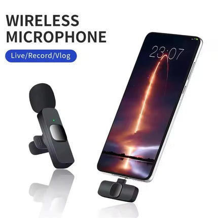 FANGTUOSI Noise-canceling microphone Wireless lavalier microphone for live streaming/YouTube/TikTok/Facebook Mic for Android