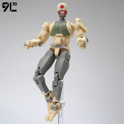 9L3D Lucky13 Dummy13 Reanimator Invinc Action Figure Toy 3D Printed Movable Doll Multi-Jointed Hero Collectible Desktop Ornament