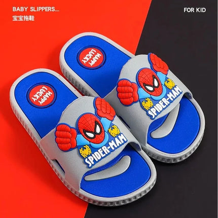 Children's Slippers Cartoon Boys' Summer Home Shoes Boys Sandals Waterproof Anti-slip Kids Garden Shoes Size 24-39