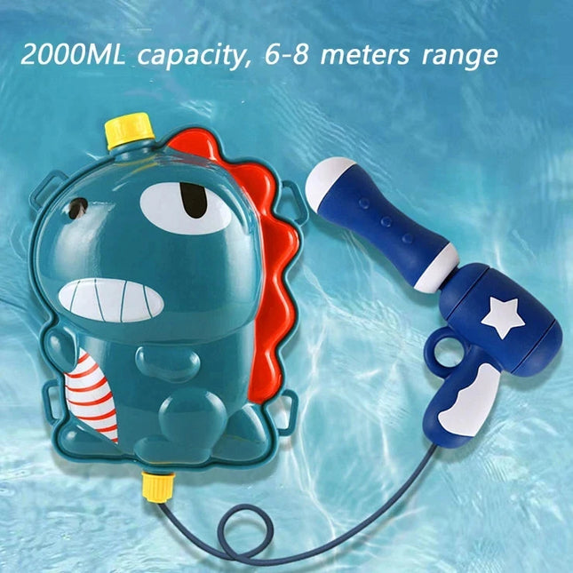 Cartoon Water Guns Toy Summer Kids Outdoor Beach Backpack Water Guns Toy Children's Interaction Water Fight Game Toys Water Guns