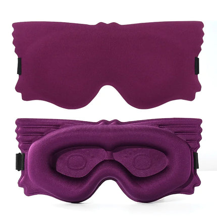 Adjustable 3D Mask Blindfold Eye Cover Eye Patch Women Men Soft Portable Blindfold Travel Eyepatch Sleeping Eye Mask Contoured