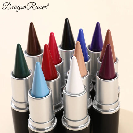 12-Piece Set of Colored Eyeliner Pens, Long-Lasting, Fade-Resistant, Waterproof, Automatic Rotating Eyeliner Pens Available in a Set