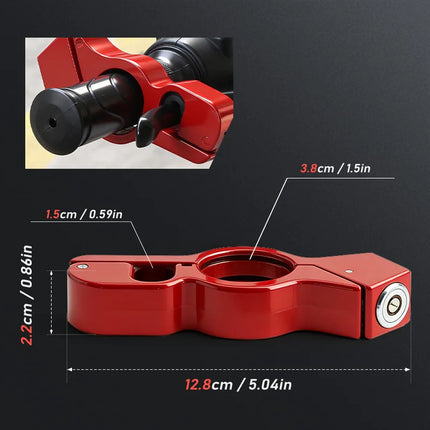 Motorcycle/bike Handlebar Lock Handlebar Brake Handle Solid Lock Imitating Steal Lock Pull Rod ATV Dirt Street Bikes Anti Theft