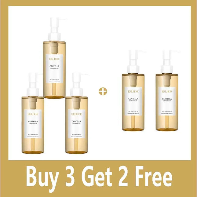 Cleansing Remover Oil Facial Makeup Remover Moisturizing Face Refresher Cleaning Centella Asiatica Extract Vitamin E Oil