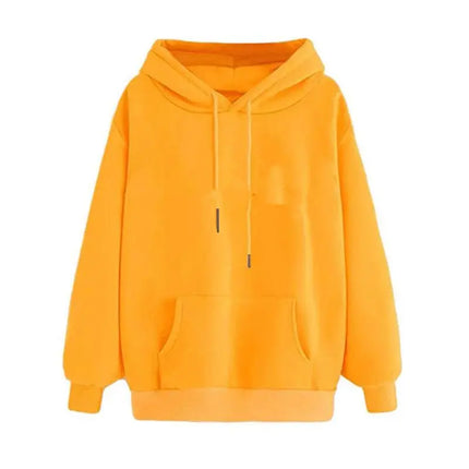 Men's New Solid Loose Street Casual Hooded Long Sleeve Simplicity Fashion Pullovers Top Korean Trend Men Clothes Spring Autumn