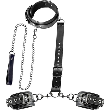 Sex Toys For Woman BDSM Sex Bondage Set Erotic Adults Toys Handcuffs Ankle Cuffs Collar Sex Toy Kit Adults Games Sex Products