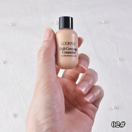 Waterproof Liquid Concealer Foundation Cream Lasting Full Coverage Acne Spot Dark Circles Concealer Cream Face Makeup Cosmetic