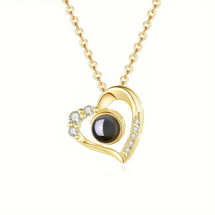 Projection Necklace 100 Languages I Love You Pendant Necklaces For Lover Girlfriend 2026 Creative Couple Romantic Jewelry Gifts