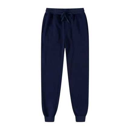 2026 Men's New Casual Sports Pants Fashion Solid Color Loose Pants Street Wear Autumn/Winter Slow Running Fitness Pants