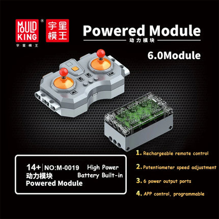 Mould King MOC Power Functions Technical Parts M L XL Servo Motor Electric Remote Control Battery Box Blocks Gift for Kids