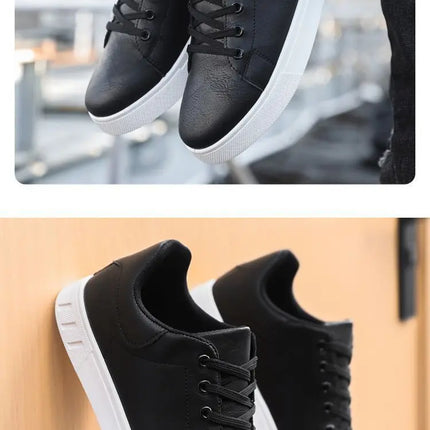 Casual Shoes Loafers British Leather Sneakers Flats Shoes Classic Men Leather Shoes Spring Summer New Trendy All-match Platform