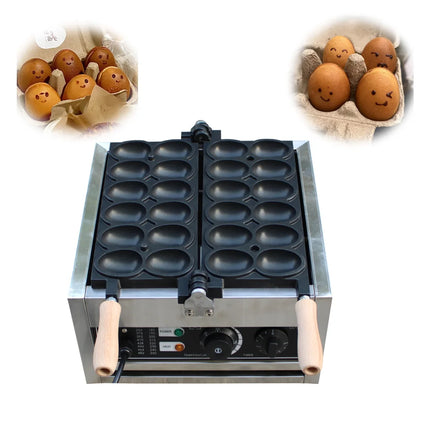 HPH2O 12 Holes Goose Egg Shaped Waffle Machine 1750W Electric Waffle Iron Non-Stick Coating Baking and Dessert egg waffle Makers