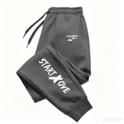 Men's Sweatpants, Trendy Autumn and Winter Sports Pants, Jogging Fitness Running Pants, Casual, Trendy, Comfortable and Fas
