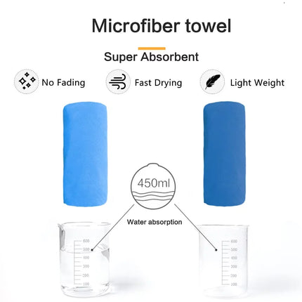 Quick-Drying Bath Towel Microfiber Bathroom Towel With Portable Bag Highly Absorbent & Fast Drying for the Body After Bathing