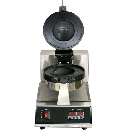 UFO-Shaped 1200W Digital Grill | Crush Burgers, Swirl Ice Cream Waffles & Serve Gelato Paninis in Style"