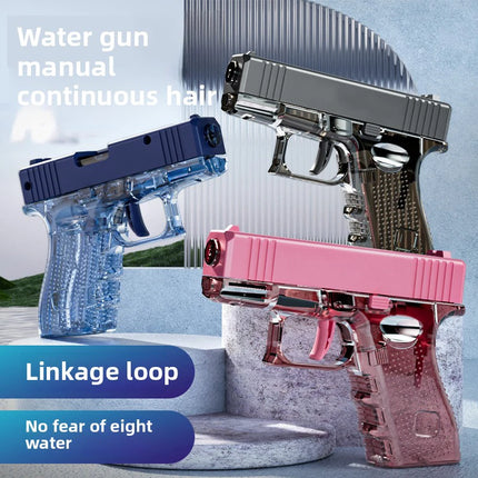 Manual Water Gun Continuous Firing Swimming Pool Toys Beach Outdoor Toy Large Capacity Water Pistol