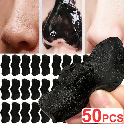 10/30/50pcs Unisex Blackhead Remove Mask Peel Nasal Strips Deep Cleansing Shrink Pore Nose Black Head Stickers Skin Care Patch