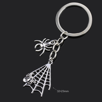 Fashion Animal Women Keychain Car Moon Cat Dog Love Heart Key Chain Friends Gift Jewelry Bag Pendant Wing Evil Eye Angel Turtles