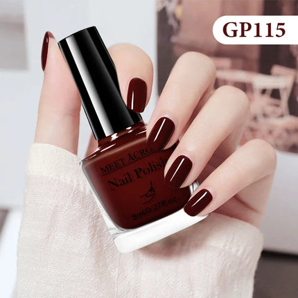 8ml Water-Based Nail Polish 48 Colors Long Lasting Quick Drying No Need of Lamp to Cure Nail Supplies Vernis for Nails Manicure