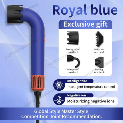 200 Million Anion Blow Dryer Professinal Leafless Hair Dryer Negative Lon Hair Care Quick Home Powerful Hairdryer Constant HD18