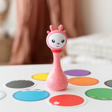 Baby Music Teether Rattle Toy For Child 0-24 Education Mobile Kids Bed Bell Newborn Stroller Crib Infant Pacifier Tear