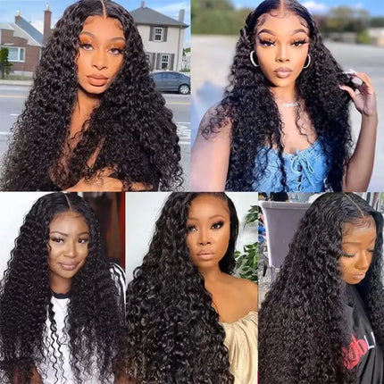 Promotional Sale 10-38 Inch Natural Color Jerry Curly Human Hair Bundles And Weaves Unprocessed Brazilian Human Hair Weave Bundles 1-4PCS Raw Hair Bundles Weave Extensions Hair Extensions Materials  For Women Natural Black So