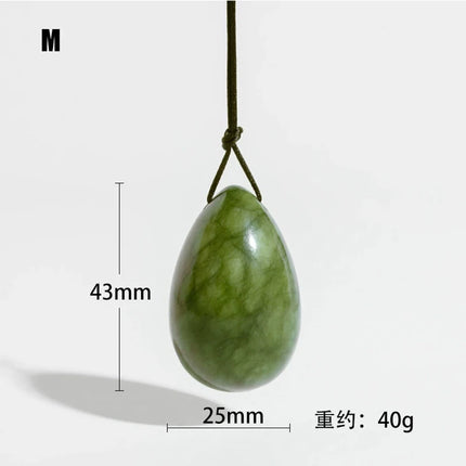 Green Phoenix Jade Yoni Egg Set Natural Jade Eggs Women Kegel Exerciser Vaginal Muscles Tightening Ball Yoni Wand Jade Massager