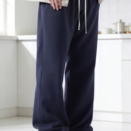 Men's Loose-fit Straight-leg Casual Pants Fashion Korean Wide-leg Sweatpants Outdoor Comfortable Lightweight Long Pants for Men
