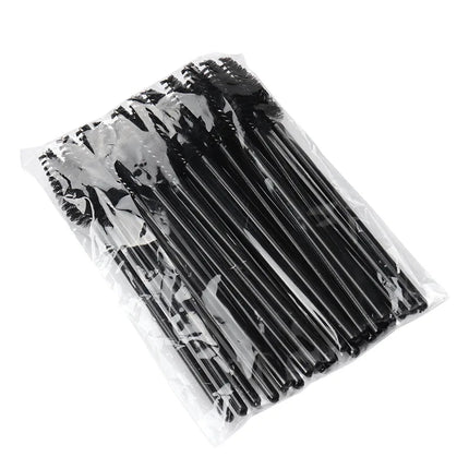 25pcs Eyelashes Extension Supplies Makeup Brushes Mascara Wand Microbrush Eyebrow Eyelash Cosmetics Applicator Spoolie Brush