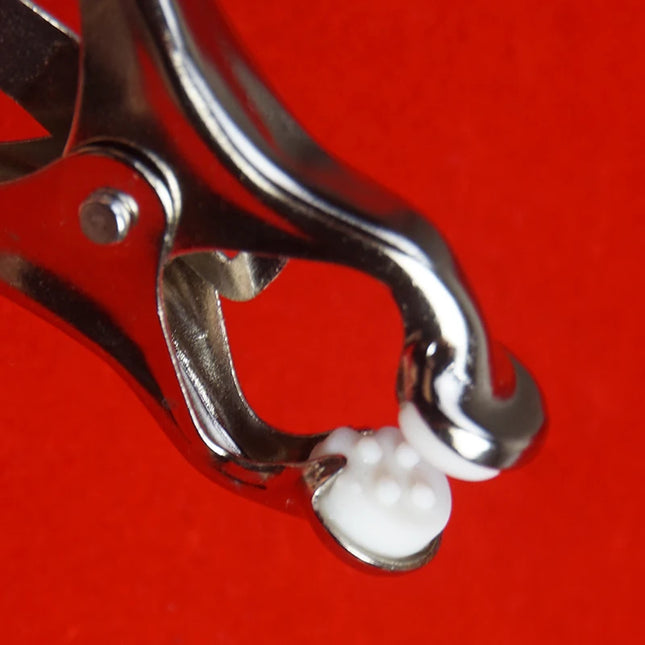 BDSM Metal Clover Nipple Clamps Clips With Bell,Bondage Restraints,Sex Toys for Couples,SM Adult Games