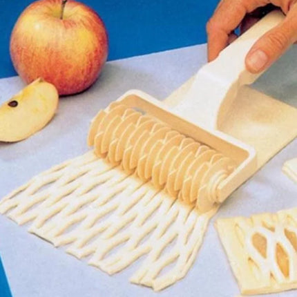 Plastic Pastry Pizza Lattice Roller Cutter Baking Tool Pull Net Wheel Knife for Dough Cookie Pie Kitchen Gadgets Baking Tools