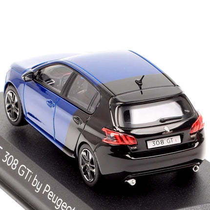 Norev 1/43 Scale Peugeot 308 Gti Sports Car Model Diecasts & Toy Vehicles Acrylic Box Replicas Ccollection Blue Gift Miniatures